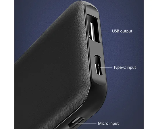 Портативное зарядное устройство Usams PB33 US-CD96 Single USB 5000mAh Черный