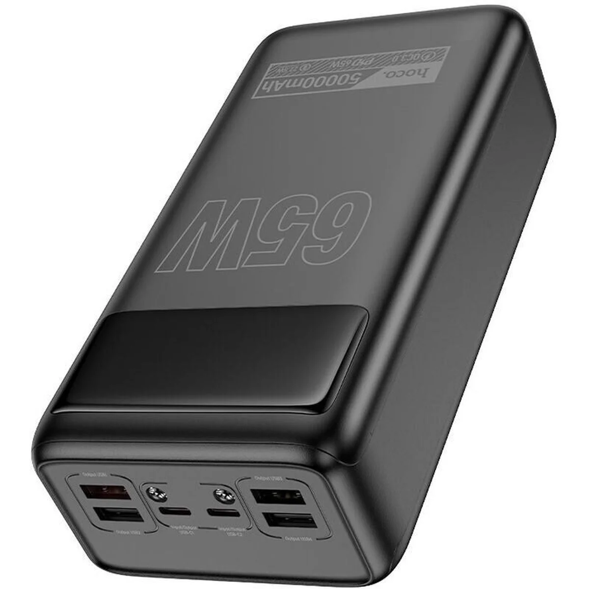 Портативное ЗУ Power Bank Hoco DB81A Apollo PD65W 50000 mAh Black