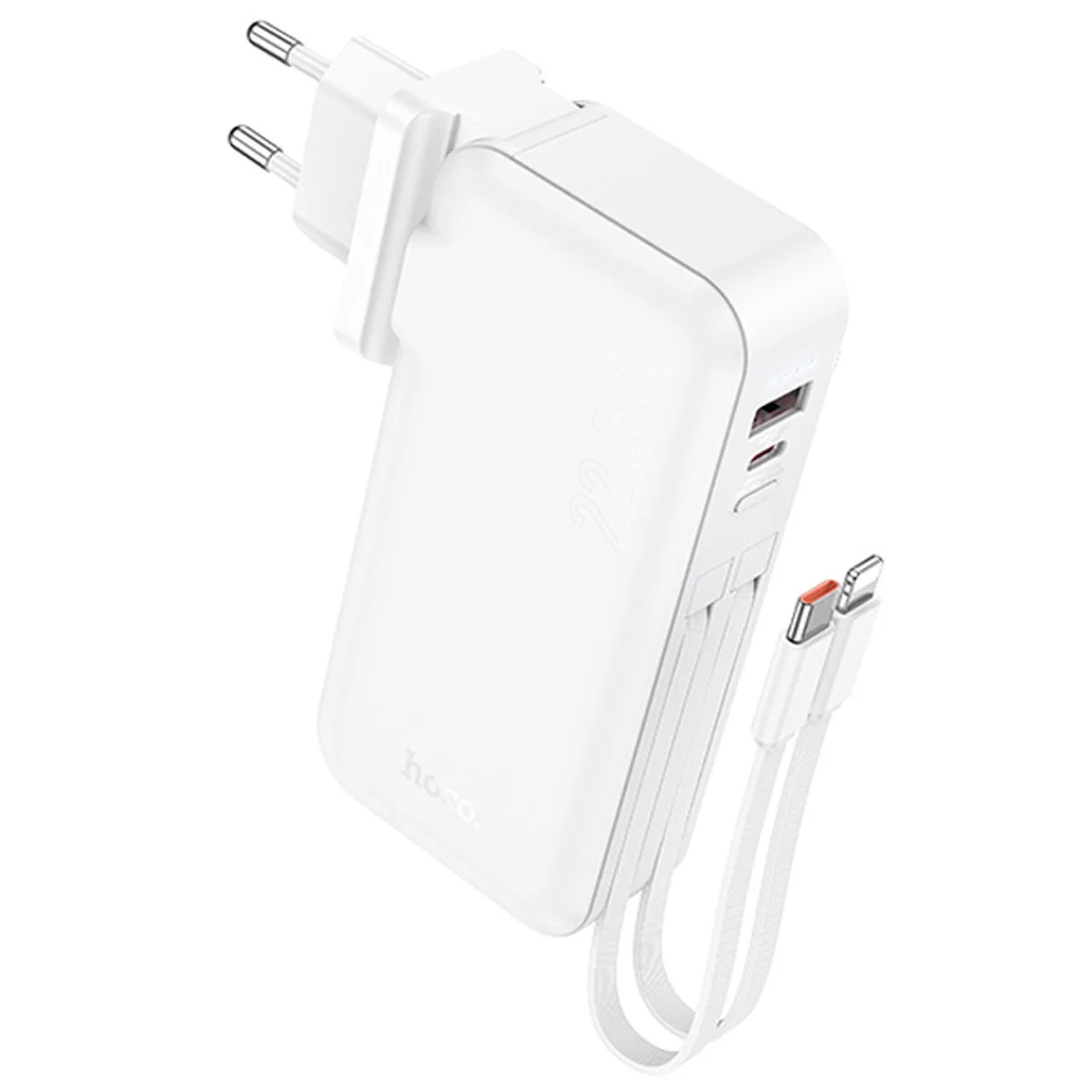 Портативное ЗУ Power Bank Hoco J126 Travel 22.5W 10000 mAh White
