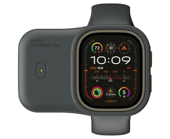 Портативное ЗУ Charging Soft Case for Apple Watch 44/45mm 1200 mAh Midnight Blue