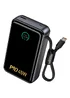 Портативное ЗУ Power Bank Hoco Q54 Shine PD45W with cable 20000 mAh Metal gray