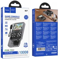 Портативне ЗУ Power Bank Hoco Q47 Shine PD20W with cable + Game Console 10000 mAh