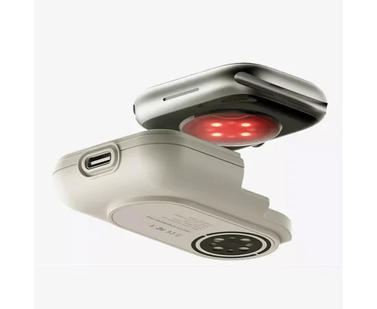 Портативное ЗУ Charging Soft Case for Apple Watch 49mm 1200 mAh Moon White