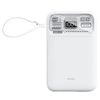 Портативное ЗУ Power Bank WIWU Wi-P016 с БЗУ 22.5W 10000 mAh White