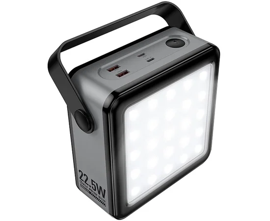 Портативное ЗУ Power Bank Hoco J161 Power 22.5W+PD20W with lighting 80000 mAh Black / Gray