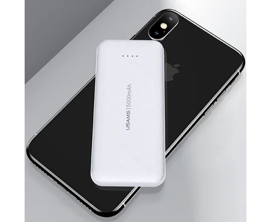Портативное зарядное устройство Usams PB33 US-CD96 Single USB 5000mAh Белый