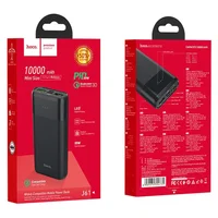 Портативное зарядное устройство Power Bank Hoco J61 Companion 10000 mAh Черный