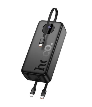 Портативное ЗУ Power Bank Hoco J132B Sabio 22.5W+PD20W with 3 cables 30000 mAh Black