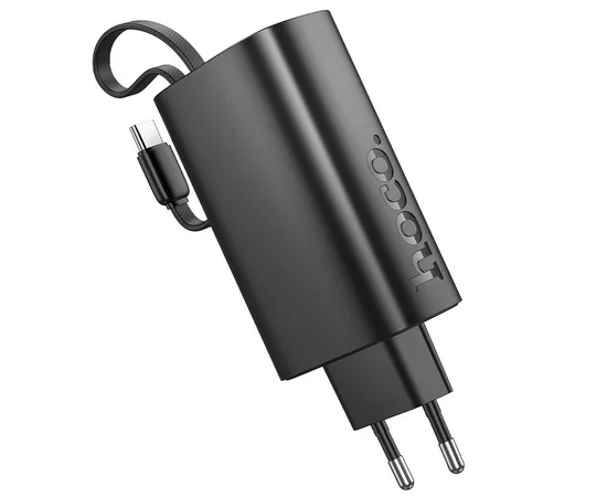 Портативное ЗУ Power Bank Hoco J148 Handy PD20W with cable 5000 mAh Black