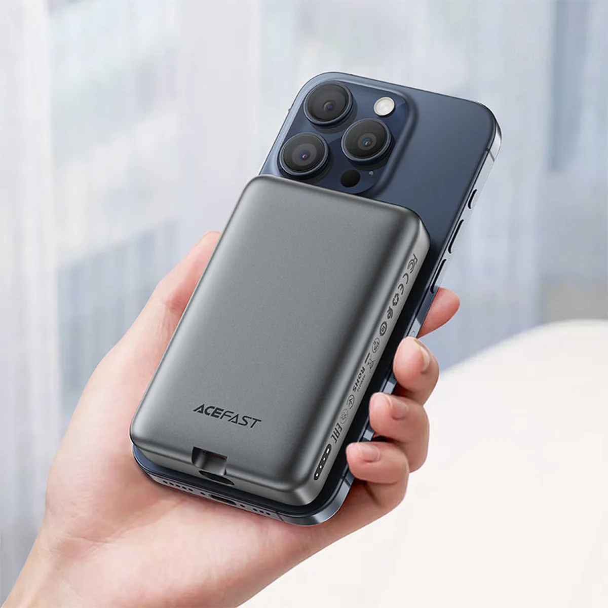 Портативне ЗУ Power Bank Acefast M10 PD30W із БЗУ 10000 mAh Black