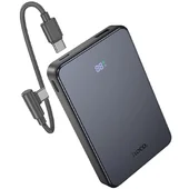 Портативное ЗУ Power Bank Hoco J170 Starlight 22.5W+PD20W with cable 10000 mAh Metal gray