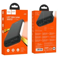 Портативное зарядное устройство Power Bank Hoco J60 Snowflake 30000 mAh Черный