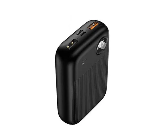 Портативное зарядное устройство Usams PB 35 US-CD98 QC3.0+PDFast Charging Dual USB Digital 10000mAh Черный