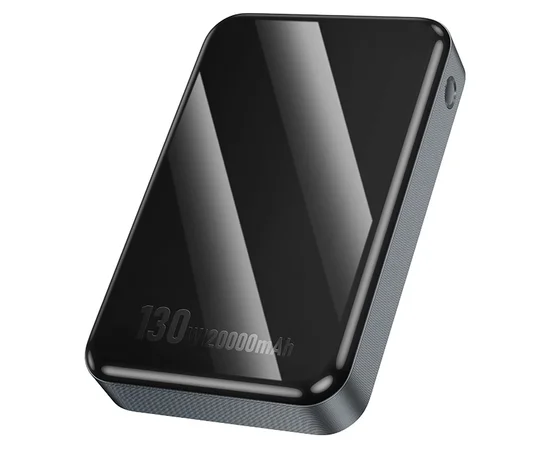 Портативное ЗУ Power Bank Hoco Q30A Fast charge 130W 20000 mAh Metal gray