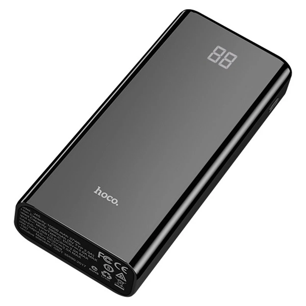 Портативний зарядний пристрій Power Bank Hoco J45 Elegant Shell 10000 mAh Чорний