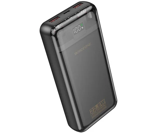 Портативное ЗУ Power Bank BOROFONE BJ52A Power 22.5W+PD20W 20000 mAh Black