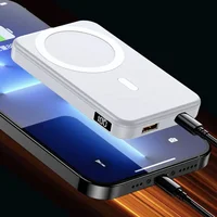 Портативное зарядное устройство Power Bank JJT-A27 PD20W+QC 22.5W с БЗУ 10000 mAh White