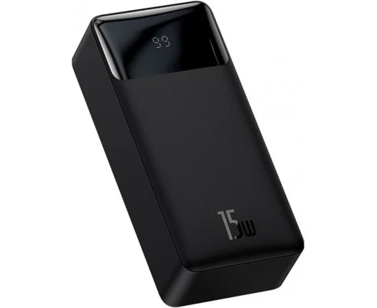 Портативное зарядное устройство Baseus Bipow Digital Display 15W 30000mAh (PPDML-K) Черный