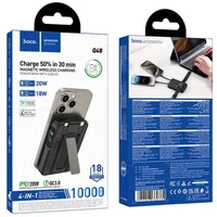 Портативне ЗУ Power Bank Hoco Q48 Core PD20W із БЗП+iWatch 10000 mAh Black