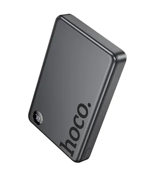 Портативное ЗУ Power Bank Hoco Q34 Clever PD20W с БЗУ 10000 mAh Metal gray