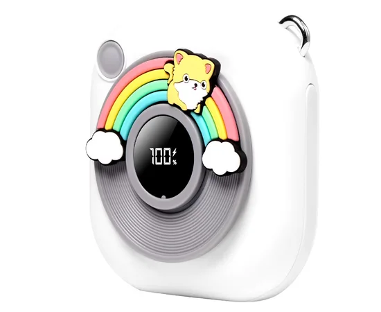 Портативное ЗУ Power Bank GXZ-N11 2in1 with cable с обогревателем для рук 5000 mAh White