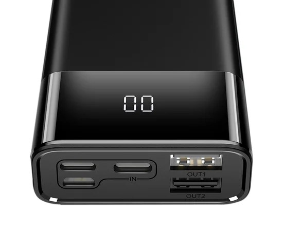 Портативное зарядное устройство Usams US-CD97 Dual USB Digital (10000mAh) Черный