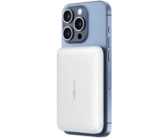 Портативное ЗУ Power Bank Acefast M25 20W с БЗУ+iWatch 5000 mAh White
