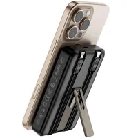 Портативное ЗУ Power Bank WIWU Wi-P056 22.5W+PD20W с БЗУ+iWatch with cable 10000 mAh Black