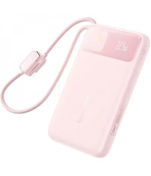 Портативное ЗУ Power Bank Baseus EnerFill FC11 PD22.5W with cable 10000 mAh (E0027R) Baby Pink
