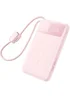 Портативне ЗУ Power Bank Baseus EnerFill FC11 PD22.5W with cable 10000 mAh (E0027R) Baby Pink