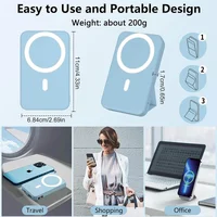 Портативное зарядное устройство Power Bank JJT-A27-1 PD20W+QC 22.5W с БЗУ 10000 mAh Light blue