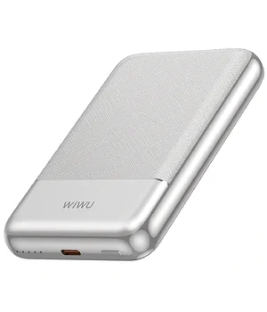 Портативное ЗУ Power Bank WIWU P089 Seraph PD20W с БЗУ 10000 mAh Silver
