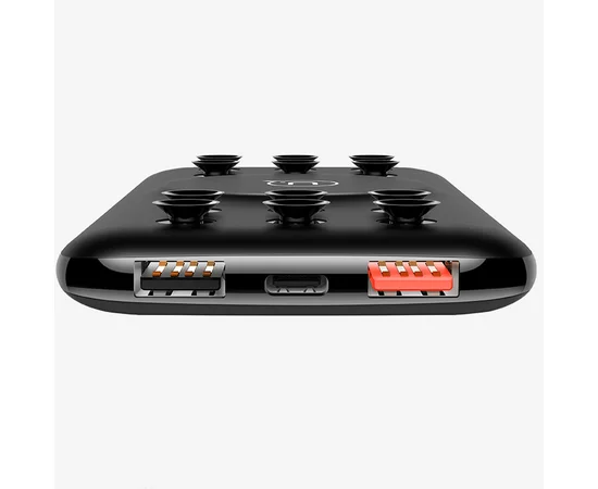 Портативное зарядное устройство Power bank Usams US-CD87 QC3.0+PD Wireless Charging 10000mAh Черный