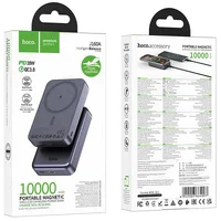 Портативное ЗУ Power Bank Hoco J160A Original PD20W с БЗУ 10000 mAh Metal gray