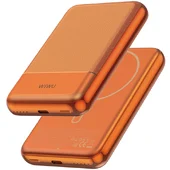 Портативное ЗУ Power Bank WIWU P089 Seraph PD20W с БЗУ 10000 mAh Orange