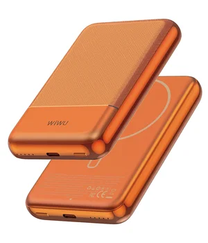 Портативное ЗУ Power Bank WIWU P089 Seraph PD20W с БЗУ 10000 mAh Orange