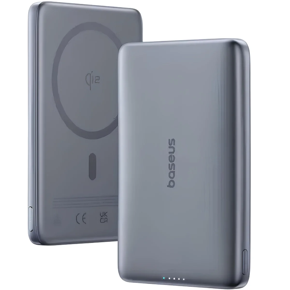 Портативное ЗУ Power Bank Baseus PicoGo AM41 Ultra-Slim 27W c БЗУ 10000 mAh (E0027200) Gray