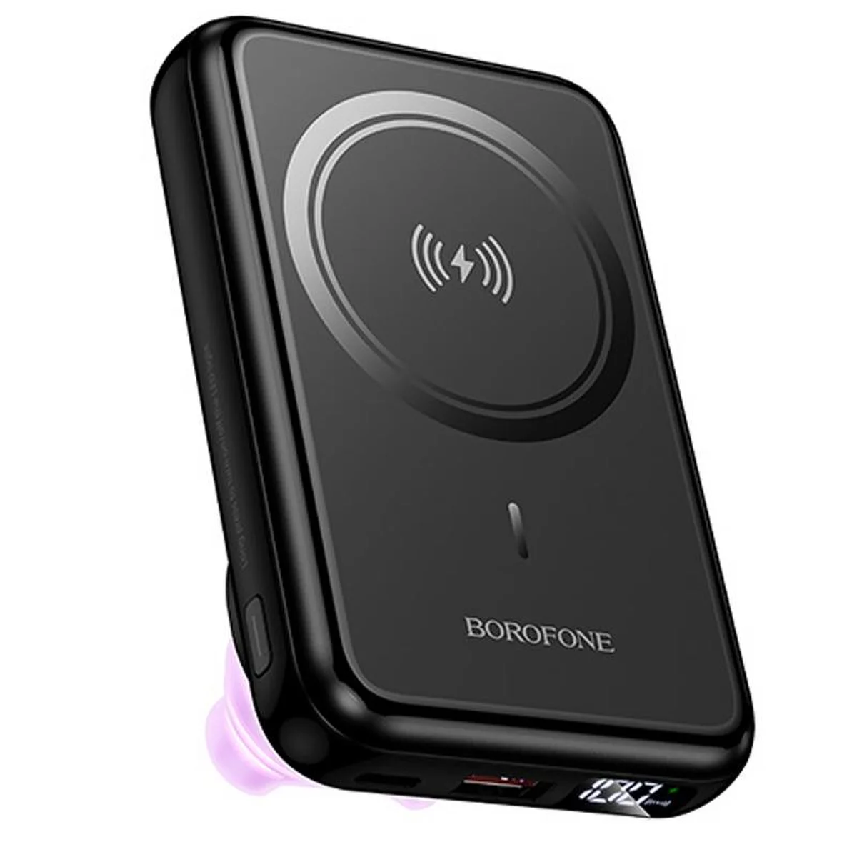 Портативное ЗУ Power Bank Borofone BJ83 Ocean 22.5W+PD20W с БЗУ 10000 mAh Black