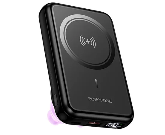 Портативное ЗУ Power Bank Borofone BJ83 Ocean 22.5W+PD20W с БЗУ 10000 mAh Black