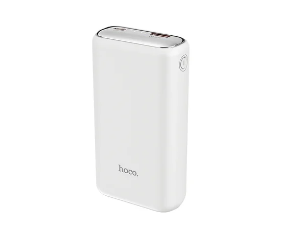 Портативний зарядний пристрій Power Bank Hoco Q1A Kraft 20000 mAh Білий