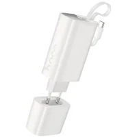 Портативное ЗУ Power Bank Hoco J148 Handy PD20W with cable 5000 mAh White