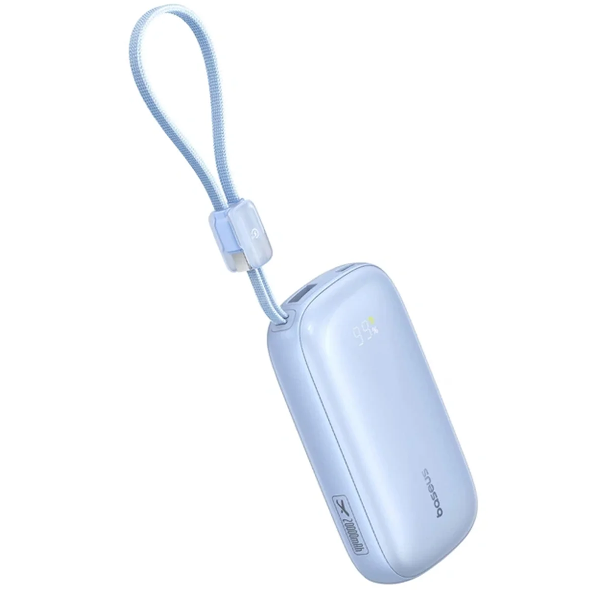 Портативное ЗУ Power Bank Baseus EnerFill FC21 Qpow 3 Ultra 22.5W with cable 20000 mAh (PPFLS) Galaxy Blue