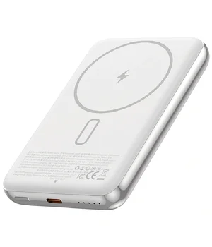 Портативное ЗУ Power Bank WIWU P089 Seraph PD20W с БЗУ 10000 mAh Silver