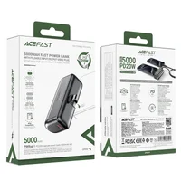 Портативное ЗУ Power Bank Acefast M9 PD20W 5000 mAh Black