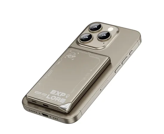 Портативное ЗУ Power Bank WIWU Wi-P019 Ultra-Thin 5000 mAh Titanium Alloy