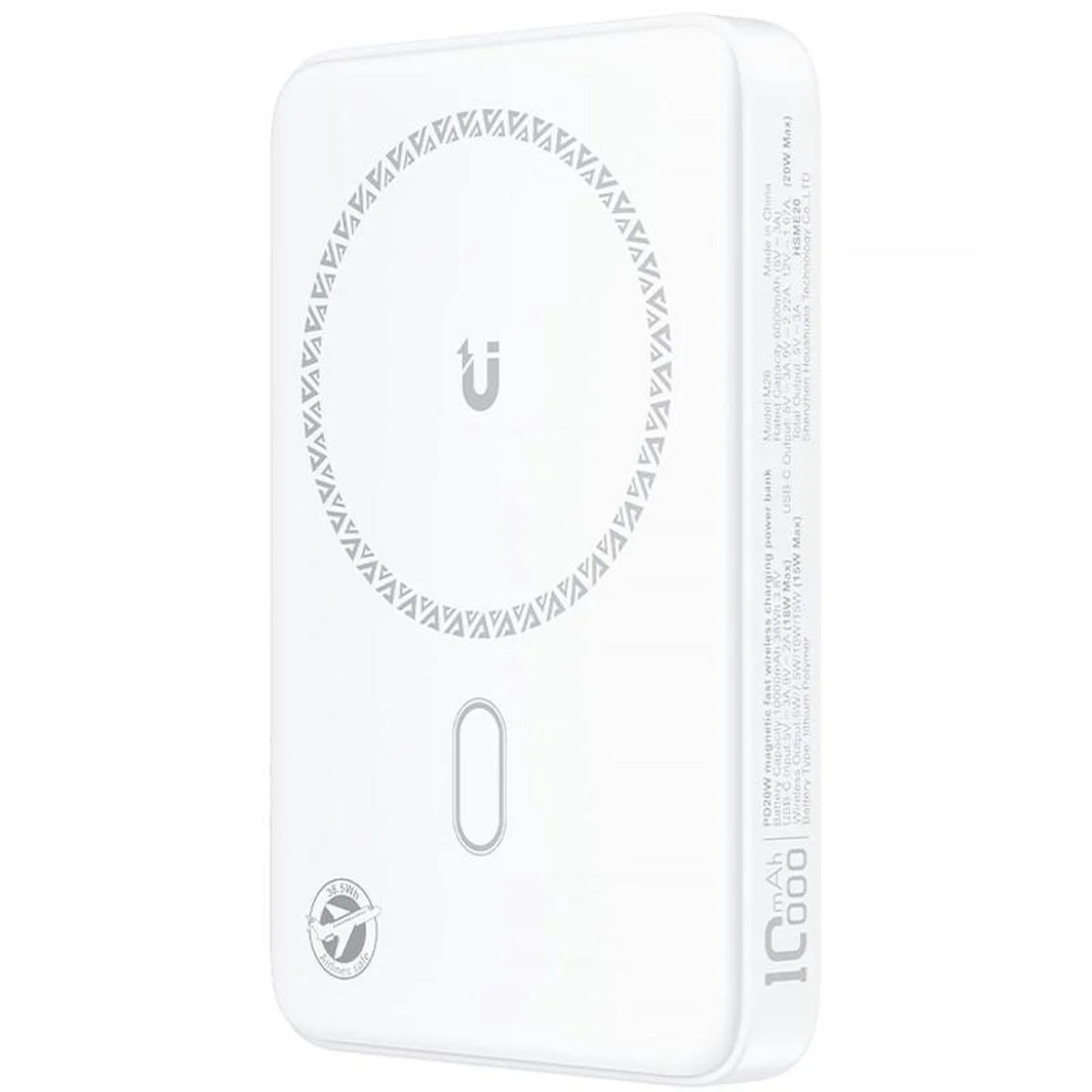 Портативне ЗУ Power Bank Acefast M26 20W з БЗУ 10000 mAh White