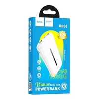 Портативное зарядное устройство Power Bank Hoco DB06 Viator 10000 mAh Белый