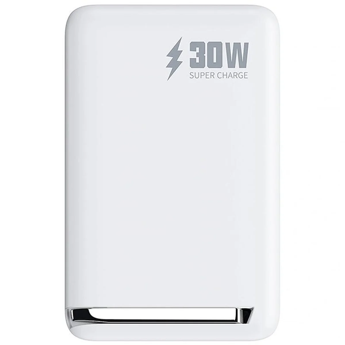 Портативное ЗУ Power Bank WIWU Wi-P031 Magnetic с БЗУ Qi2 30W 10000 mAh White