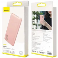 Портативное зарядное устройство Baseus Bipow PD+QC 18W 10000mAh Розовый