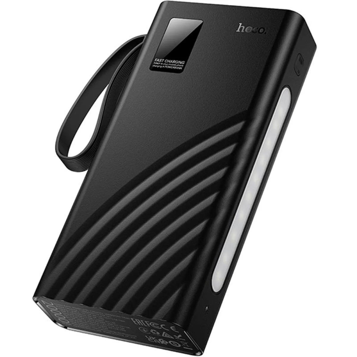 Портативное ЗУ Power Bank Hoco J155 Shine 22.5W+PD20W with 4 cables 20000 mAh Black